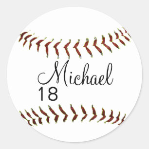 Autocollants personnalisés de base-ball ou de