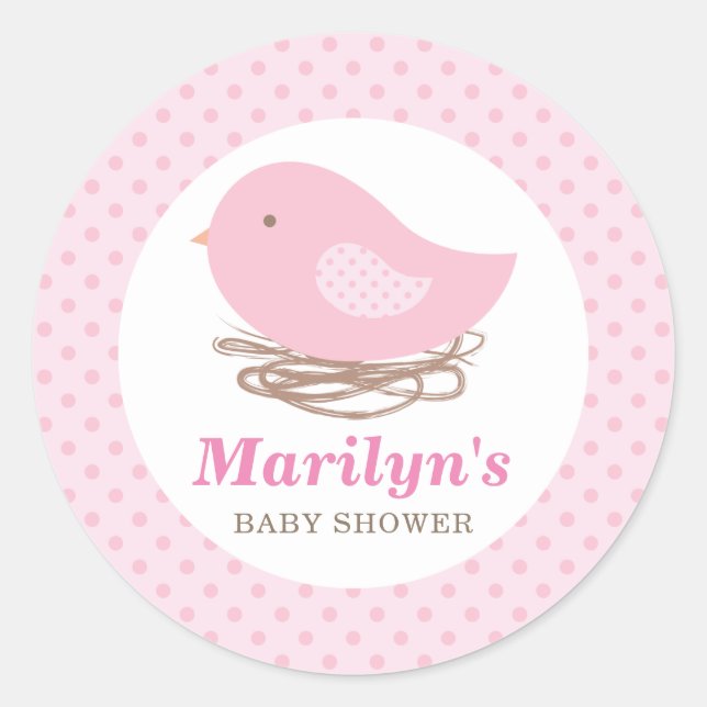 Autocollants personnalisés de douche de bébé de (Devant)