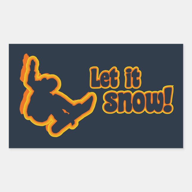 Autocollants personnalisés de snowboard (Devant)