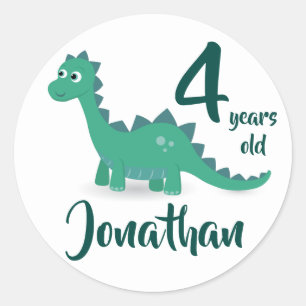 Autocollants personnalisés par anniversaire de