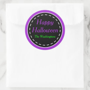 Autocollants personnalisés pour fête Halloween Hap