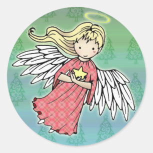 Autocollants Petit Ange de Noël