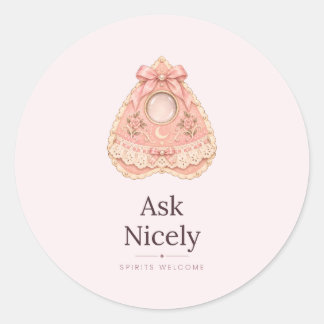 Autocollants Planchette Halloween Coquette Demande