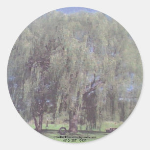 Autocollants pleurants de saule
