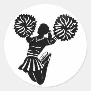 autocollants pom-pom girl