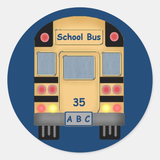 Autocollants pour autobus scolaires (Devant)