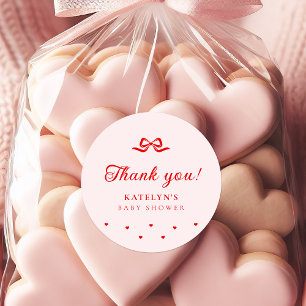Autocollants pour Baby Shower Little Sweetheart