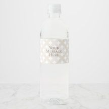 Autocollants pour bouteilles d'eau de fête bohème