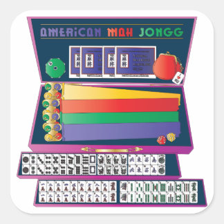 Autocollants pour étui de Mah Jongg