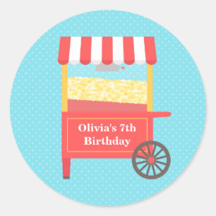 Autocollants pour fête d'anniversaire de enfants a
