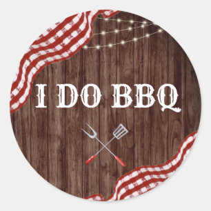 Autocollants pour fêtes de mariage de jardin BBQ J