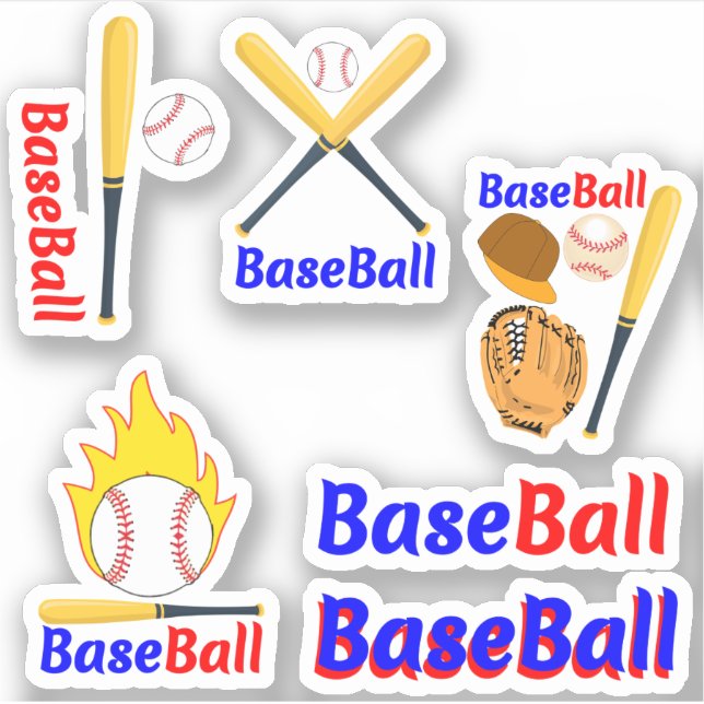 Autocollants pour joueur de baseball (Devant)