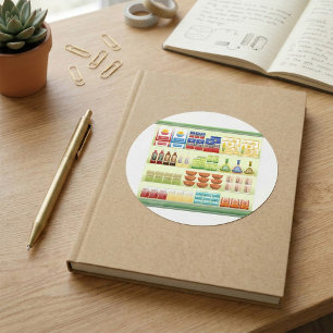 Autocollants pour rayons de supermarché