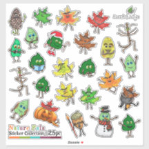 Autocollants pour scrapbook | Collection Nature Pa