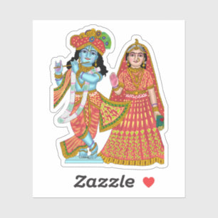 Autocollants Radha Krishna