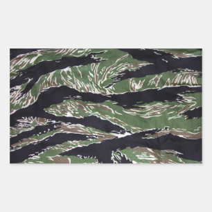 Autocollants rectangulaires de Camo de rayure de