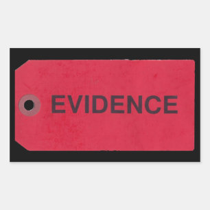 Autocollants rectangulaires d'étiquette de preuves