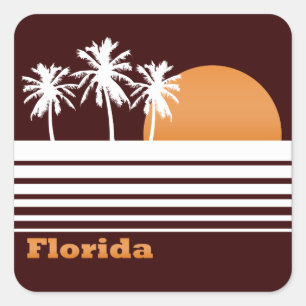 Autocollants Retro Florida