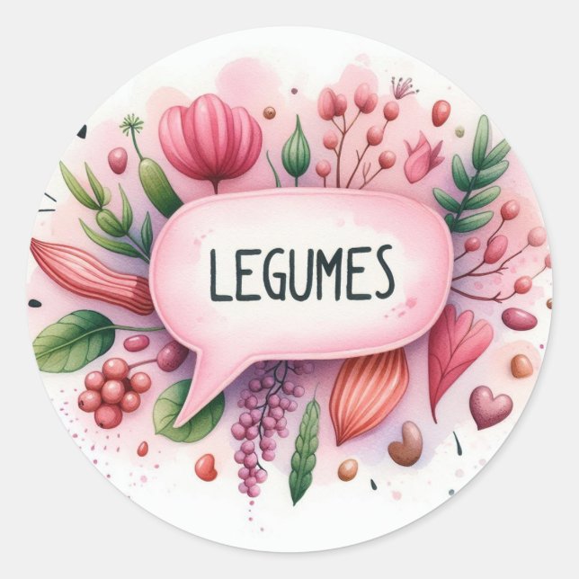 Autocollants ronds classiques (Devant)