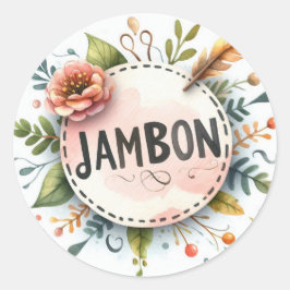 Autocollants ronds classiques