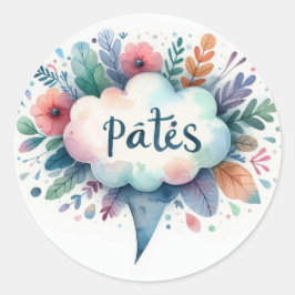 Autocollants ronds classiques (Pâtés)