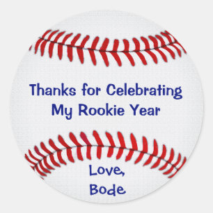 Autocollants ronds de base-ball de base-ball avec