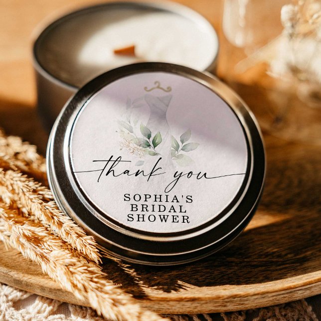 Autocollants ronds Fête de mariage à la gouache ve (Créateur téléchargé)