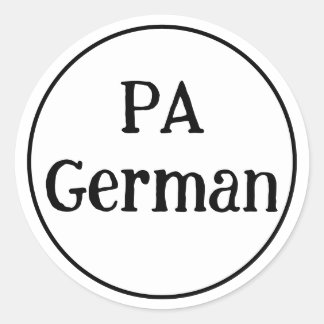 Autocollants ronds PA allemands