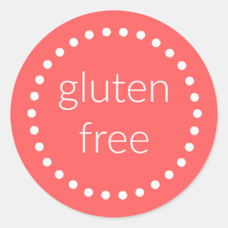 autocollants sans gluten