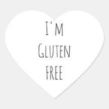 Autocollants sans gluten