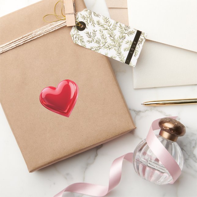 Autocollants Satin Heart (Cadeaux)