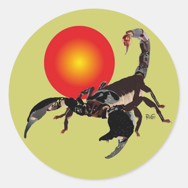 Autocollants scorpions (Devant)
