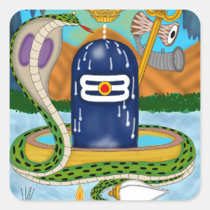 Autocollants Shivlingam divins – Art du Seigneur S