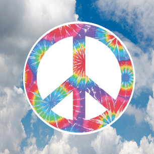 Autocollants Signe de Paix - Design Hippy Hippie A