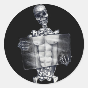 Autocollants squelettiques de radiographie de la