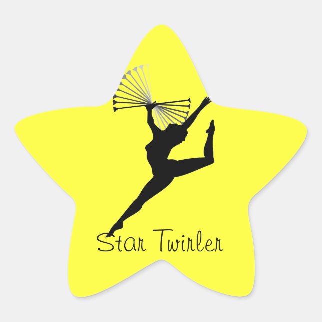 autocollants star twirler (Devant)