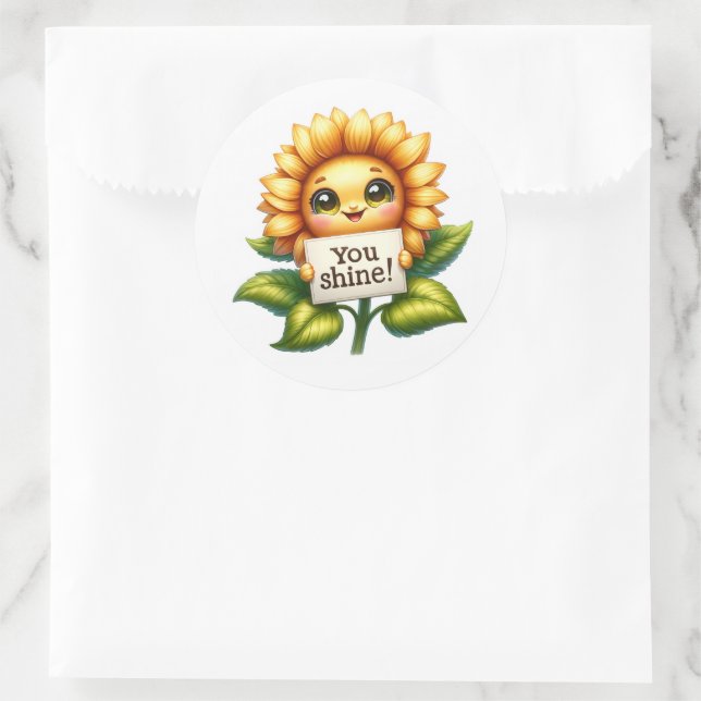 Autocollants Sunflower Cutie (Sac)