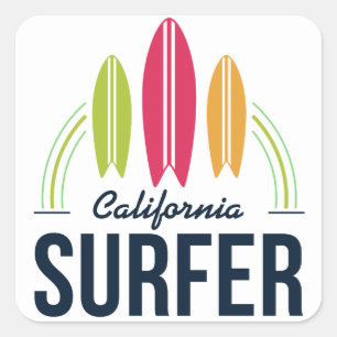 Autocollants Surfer