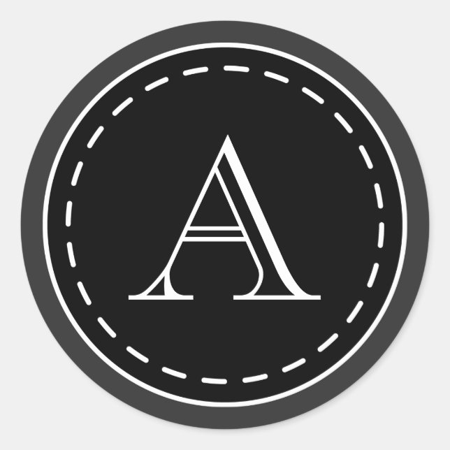 Autocollants Tableau Monogramme (Devant)