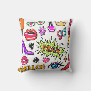 "Autocollants tendance Coussin de jet