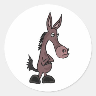 Autocollants têtus de mule ou d'âne