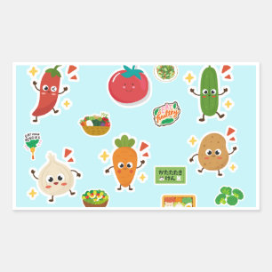 Autocollants Thème Légumes