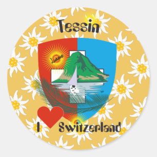 Autocollants Ticino Suisse Svizzera Svizra