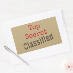 Autocollants Top Secret