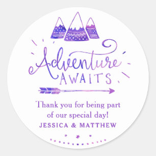 Autocollants tribaux de baby shower d'aventure de