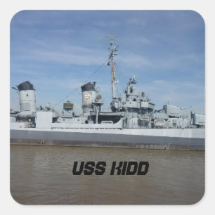 autocollants USS KIDD