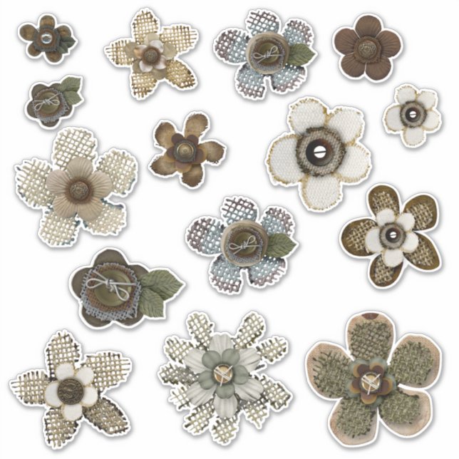 Autocollants vintages pour scrapbook Ephemera Vint (Devant)