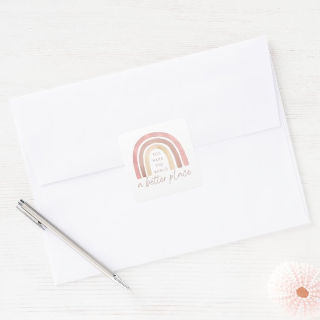 Autocollants Vous Rendez Le Monde Meilleur (Enveloppe)