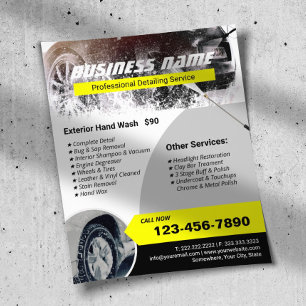 Autodetailing Hochdruckreiniger Professionelle Rei Flyer
