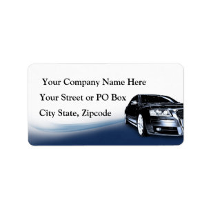 Autodetails Adressaufkleber